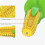 Pet Dog Toothbrush Toy Teething Stick Corn Toy 3