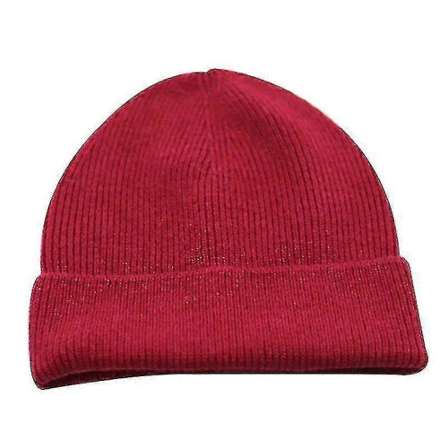 Autumn/ Winter Solid Warm Knitted Beanies Hat, Menblack 2
