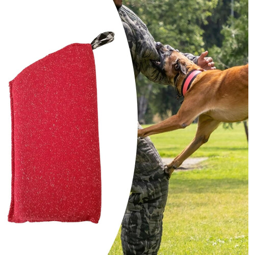 Dog Bite Sleeve Professional Interactive Protective Training Sleeve For Working And Young Dogs Red White 2