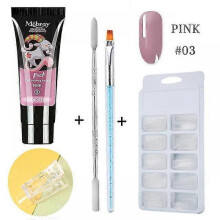 (A13) Nail Art Quick Dry Light Therapy Gel Multi-colour Extension Gel 15ml Set