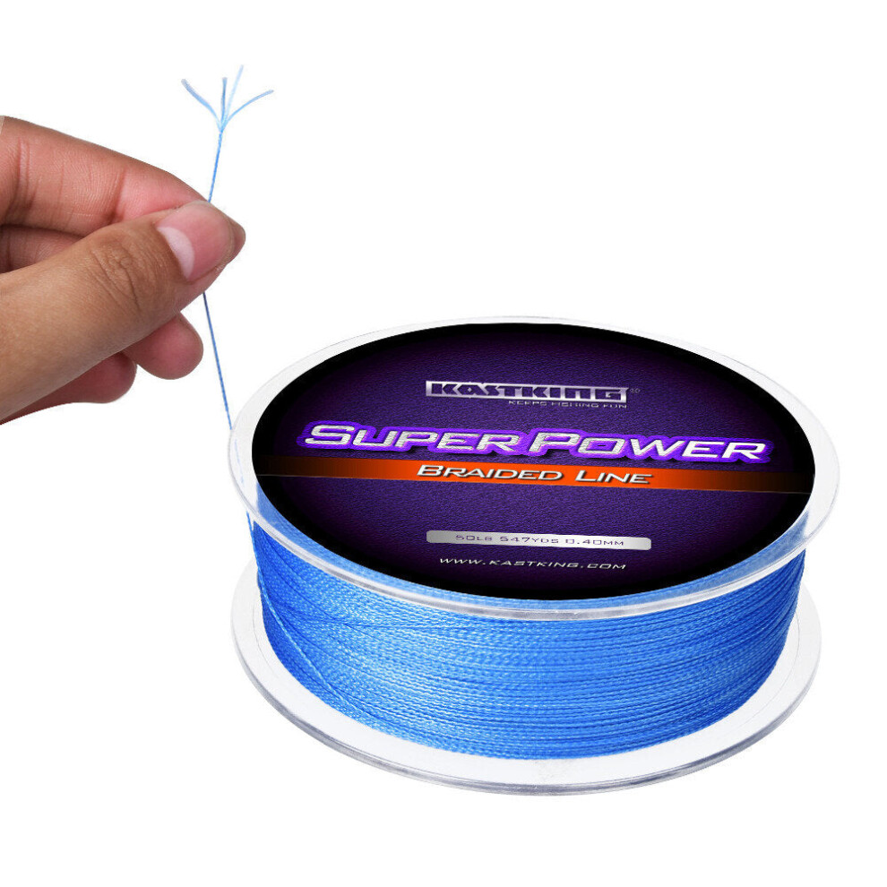 (Blue, 0.45mm) 4 Strands PE Braided Fishing Line 50-80LB 300m Multifilament Line For Saltwater Freshwater Fishing-image-OPC-PJGP2Z7-NEW