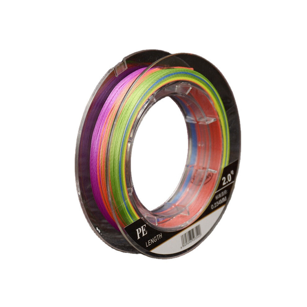 (6.0/0.405mm) 9 Strands Braided Fishing Line 100m Multi Color Super Strong Multifilament PE Braid Line-1.0/2.0/3.0/4.0/5.0/6.0/7.0/8.0-image-OPC-PJGP5DH-NEW
