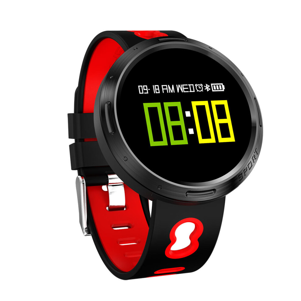 Greenzech Red (Red) Health Tracker Bluetooth Sport Bracelet Heart Rate Monitor Smart Wristband For Ios Android Smartphon