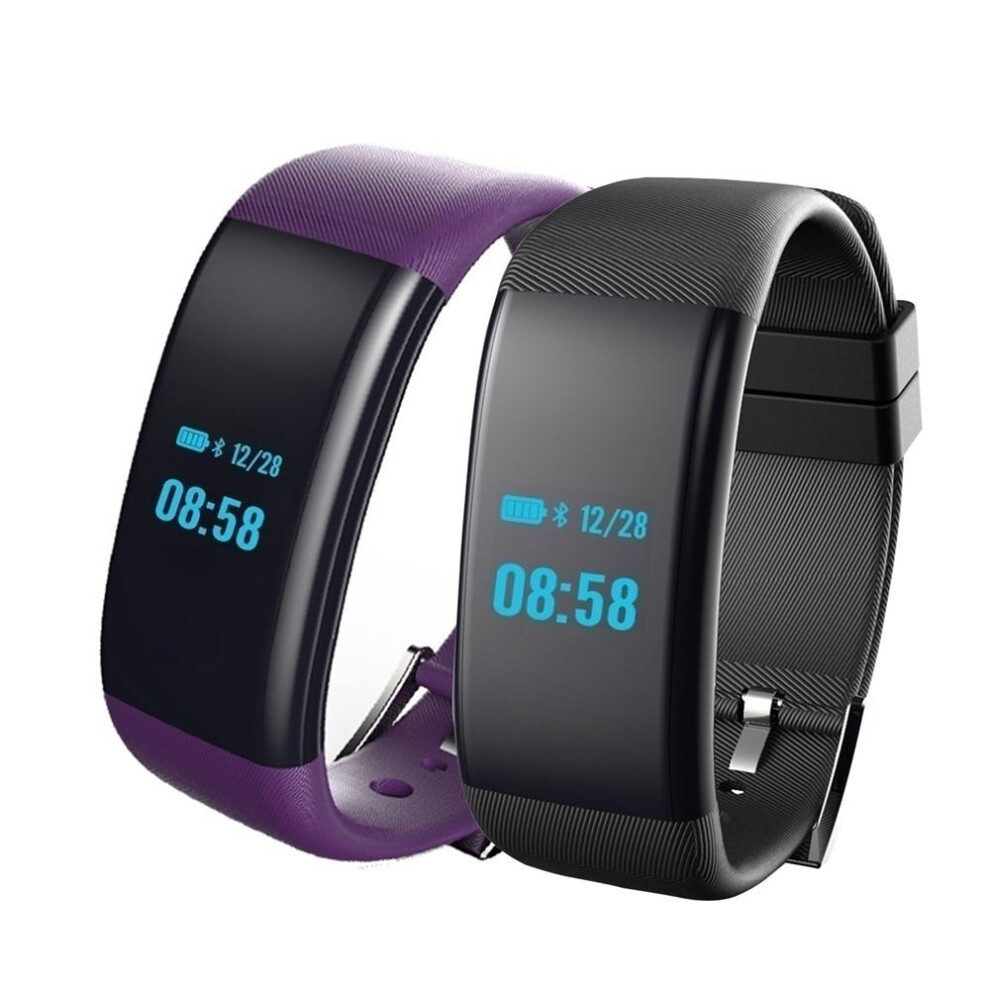 Greenzech Green (Green) 0.66 Inch Oled Bluetooth Waterproof Heart Rate Blood Oxygen Monitor Sport Smart Wristband