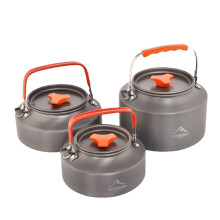 (2.0L) Camping Water Kettle Outdoor Coffee Kettle Tableware Picnic Set Supplies Equipment Utensils Tourism Cookware