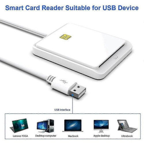 Multifunctional 2-in-1 Sim Smart Card Reader Fit for Tax Declaration Cac Id Card Reader 2