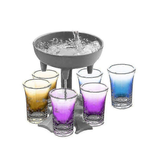 6 Shot Glass Dispenser Holder for Bars Parties 1