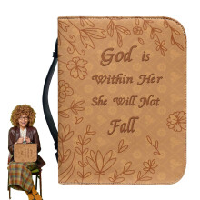 PU Leather Book Cover With Handle, Bible Protective Cover, XL Size, Fits Most Books, Leather Bible Case