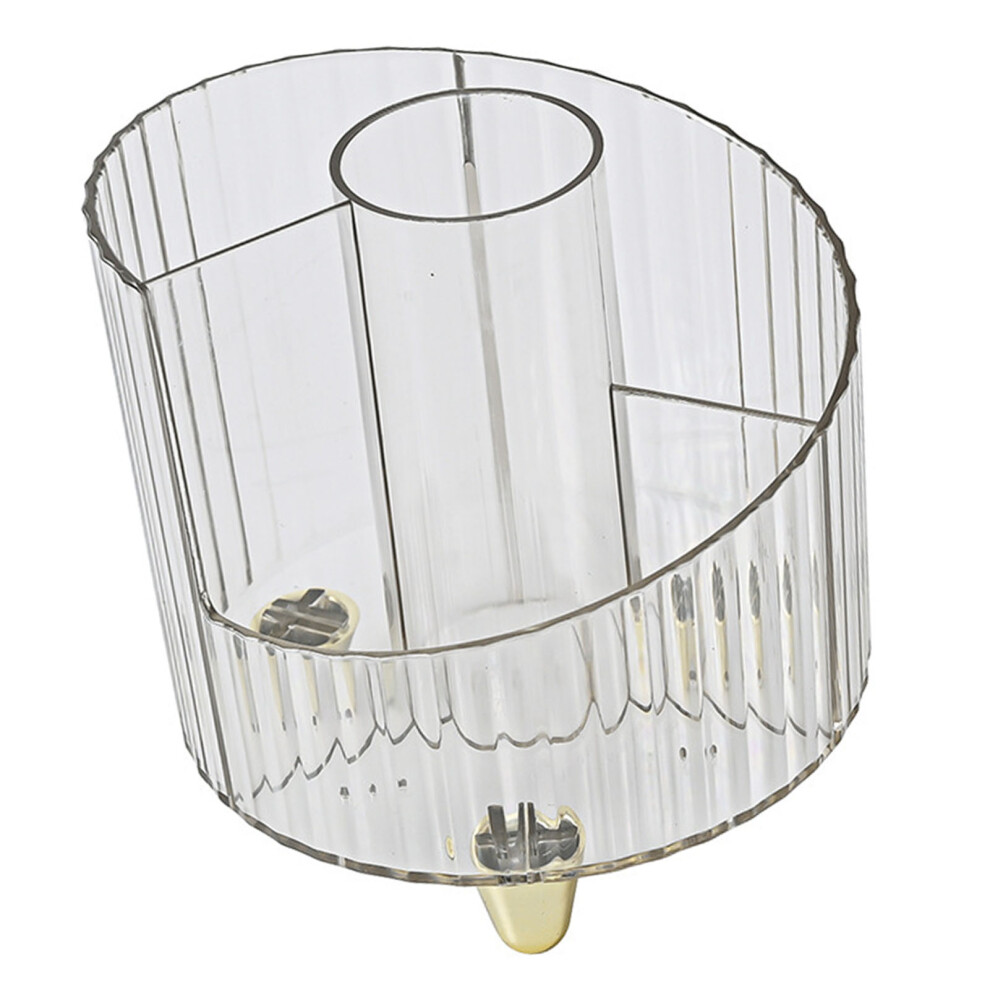 Clear Makeup Brush Holder Case 11.8x12.5cm Multi Grid Storage Box-image-OPC-PJGPDHW-NEW