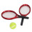 4er-Set Mini-Tennisschläger, 1:12, 93,8 cm, Kunststoff 16