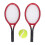4er-Set Mini-Tennisschläger, 1:12, 93,8 cm, Kunststoff 8