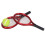 4er-Set Mini-Tennisschläger, 1:12, 93,8 cm, Kunststoff 14