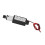 Silber Alu 12 V Mikro-Linearantrieb 150 N 15 mm 7