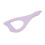 Lila Silikon-Winged-Eyeliner-Schablone 150x50mm 15