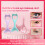 Lila Silikon-Winged-Eyeliner-Schablone 150x50mm 9