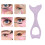 Lila Silikon-Winged-Eyeliner-Schablone 150x50mm 1