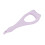 Lila Silikon-Winged-Eyeliner-Schablone 150x50mm 16
