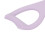 Lila Silikon-Winged-Eyeliner-Schablone 150x50mm 13