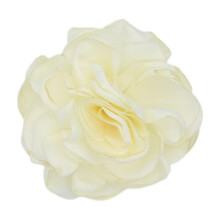 (white)1PC Art Flower Brooch Fabric Corsage Gift Cloth Lapel Pin Handmade Elegant Jewelry Wome