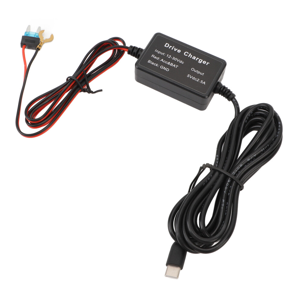 Car Dash Cam Hardwire Kit 12Vâ30V Input With 5V Type C Output 8441338012181