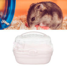 Hamster-Transportkäfig klein 20x16x15cm Kirschrosa