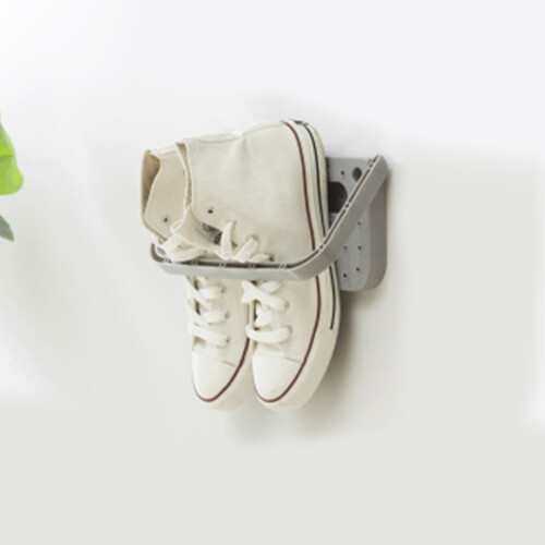 Wand-Schuhregal grau Einheitsgröße 27,9  14,5  2 cm 2