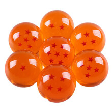 7 Stück transparentes Ballspielzeug Stern, 4,3 cm, Geschenkbox