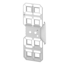 3D-Uhr USB-Speicher-Batterie weiß 22 x 5 x 10cm