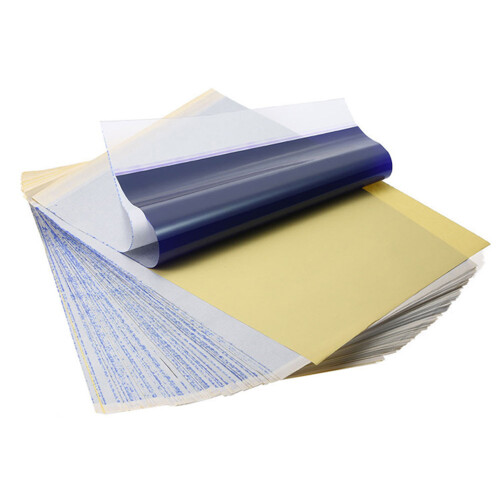 Tattoo-Transferpapier 100 Stück A4 Klar 4-Schicht 1