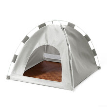 Portable Pet Tent 35 X 35 X 30 Cm Foldable Washable Mini Tent For Indoor Outdoor Camping Hiking Grey