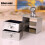 Baby Tooth Keepsake Storage Box Drawer Type Bear Decor Zinc Alloy Silver 3