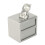 Baby Tooth Keepsake Storage Box Drawer Type Bear Decor Zinc Alloy Silver 8