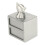 Baby Tooth Keepsake Storage Box Drawer Type Bear Decor Zinc Alloy Silver 11