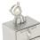 Baby Tooth Keepsake Storage Box Drawer Type Bear Decor Zinc Alloy Silver 7