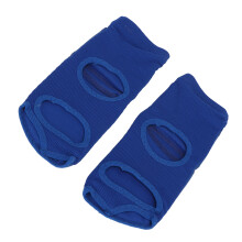Box-Fußschützer Blau XL 41-42 PU-Leder Weich Sparring-Fußschützer