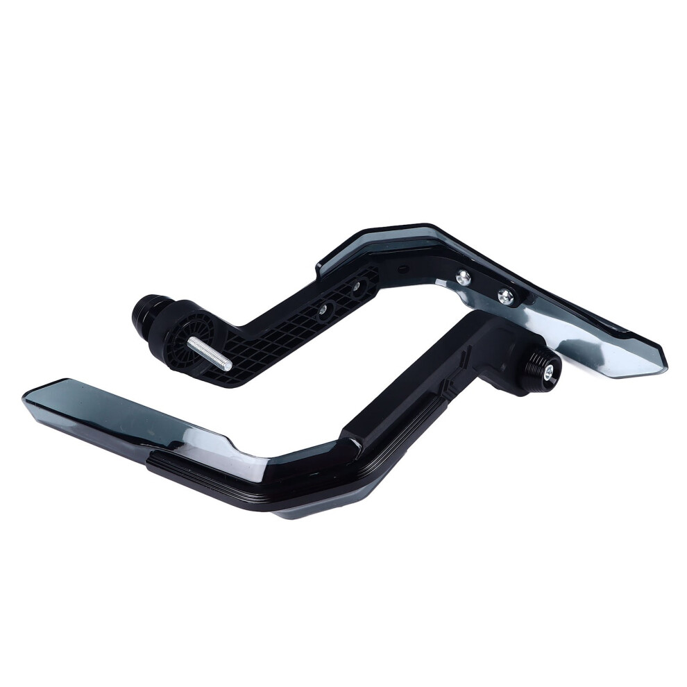 2Pcs Windproof Abs Motorcycle Hand Guard Handlebar Protector Black 8741338022587