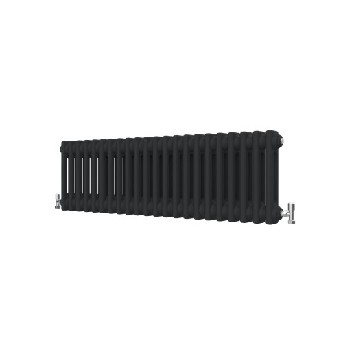 AICA (Black, 300*1010mm) Traditional Cast Iron Style Radiators