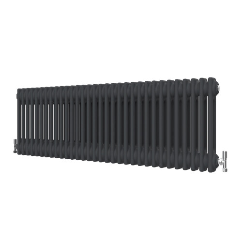 AICA (Black, 300*1460mm) Traditional Cast Iron Style Radiators