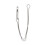 Unisex Silber Stressabbau-Kette 50,8cm 69cm 16