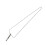 Unisex Silber Stressabbau-Kette 50,8cm 69cm 2