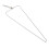 Unisex Silber Stressabbau-Kette 50,8cm 69cm 10