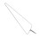 Unisex Silber Stressabbau-Kette 50,8cm 69cm 12