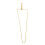 Stressabbau-Atemkette Gold 69 cm 5  0,8 cm 14