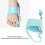 Hallux Valgus Korrektor Dickes Silikon Seeblau 5