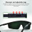 IR3.0 hellgrüne Schweißbrille, UV-beständig 4