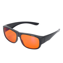 Blaues Licht blockierende PC-Brille 400–500 nm UV-Schutz