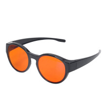 Brille zum Blockieren von blauem Licht 400-500nm PC-Rund