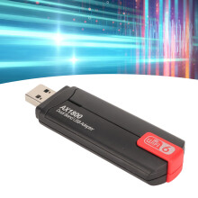 1800Mbps Dual-Band WiFi-Adapter mit Dual-3dBi-Antennen, 2,4 GHz / 5 GHz, USB 3.0 Schnittstelle, WiFi 6 Adapter für PC und Laptop