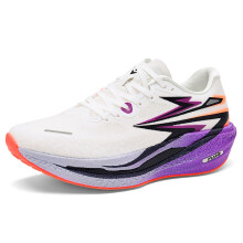 (White purple, 44) 2025 new men's and women's shock-absorbing running sports shoes