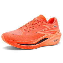 (Orange color, 44) 2025 new men's and women's shock-absorbing running sports shoes